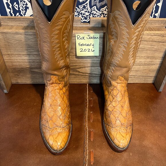 Justin\'s Reptile Cowboy Boots in Men\'s Size 8.5D main image 14